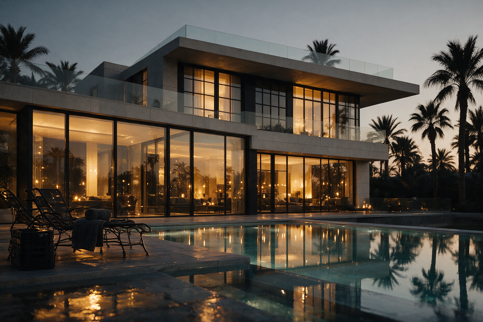Modern luxury residential property in Dubai representing an offshore holding structure