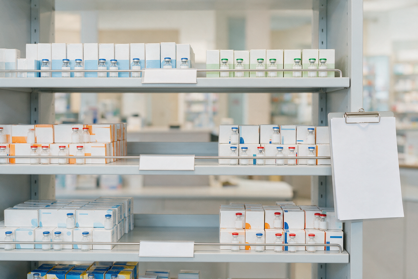 Pharmacy shelf representing rising healthcare costs behind 2026 premium increases